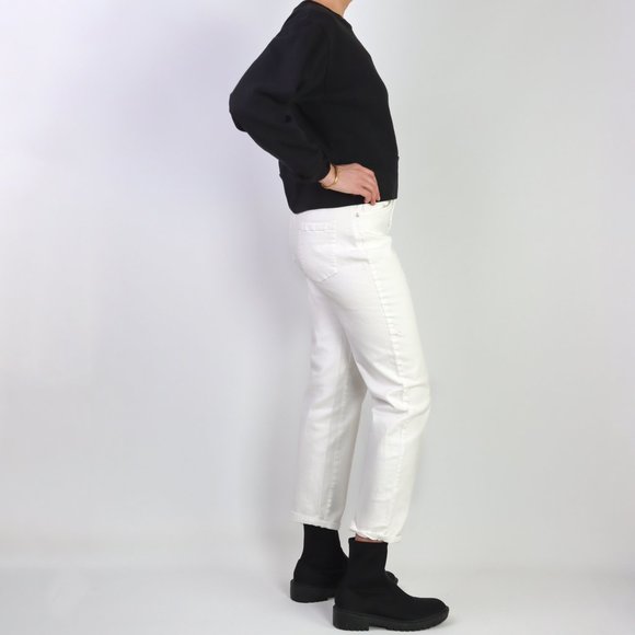 Vintage 90’s White Gloria Vanderbilt Pants Straight Leg Trousers Charlies Angels - Picture 2 of 3